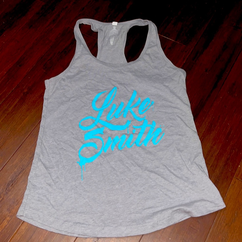 Gray Luke Smith tanktop